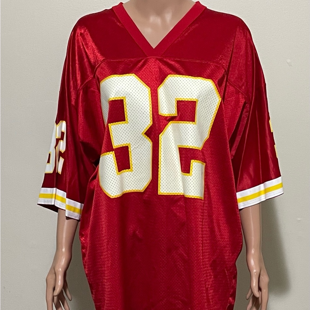 Vintage Logo Athletics Red Marcus Allen #32 Kansas City Chiefs Jersey Adult XL